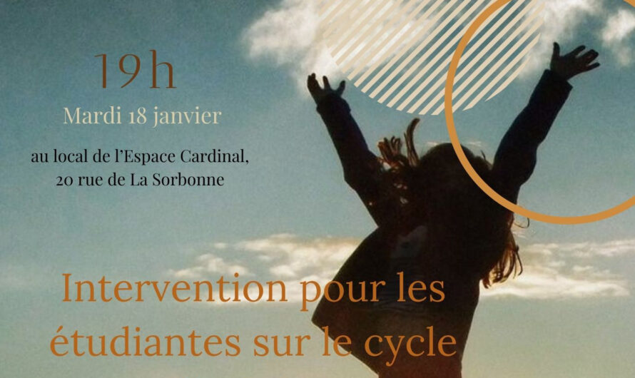 Afterwork des étudiantesMardi 18 janvier 2022